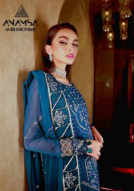 Anamsa 244 Georgette Pakistani Suits Catalog